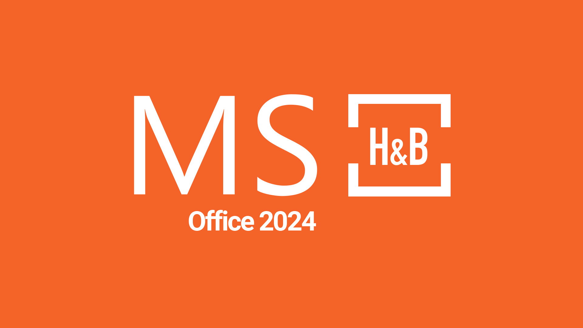 MS Office 2024 Home and Business PC/MAC Retail Key