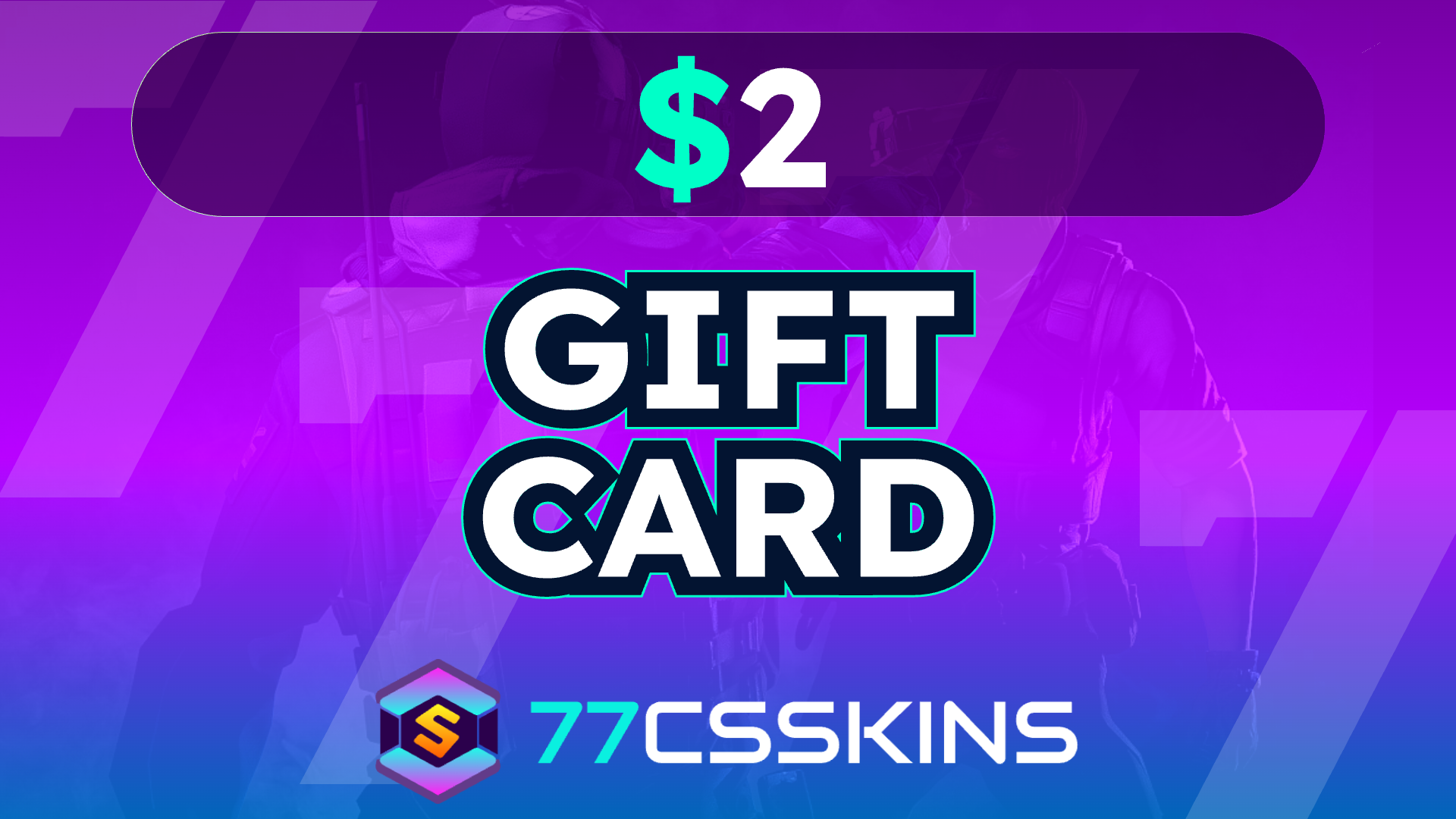 77csskins $2 Gift Card US