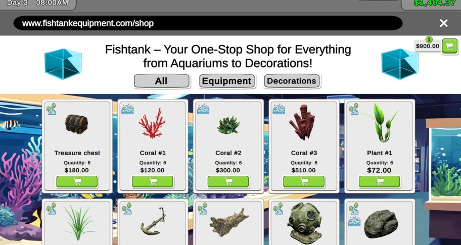 Fish Shop Simulator PC Steam CD Key