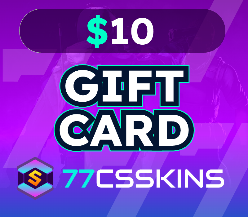 

77csskins $10 Gift Card US