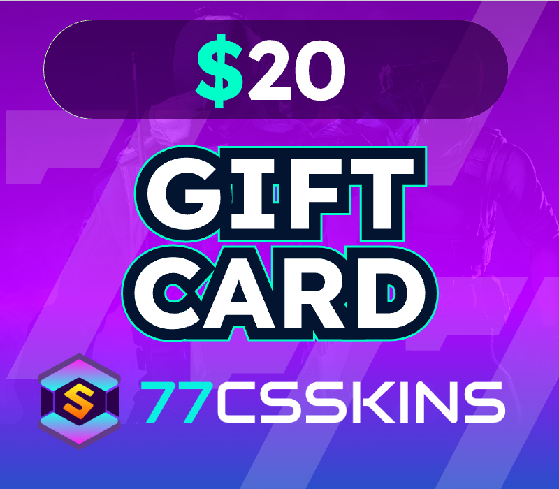 77csskins $20 Gift Card US