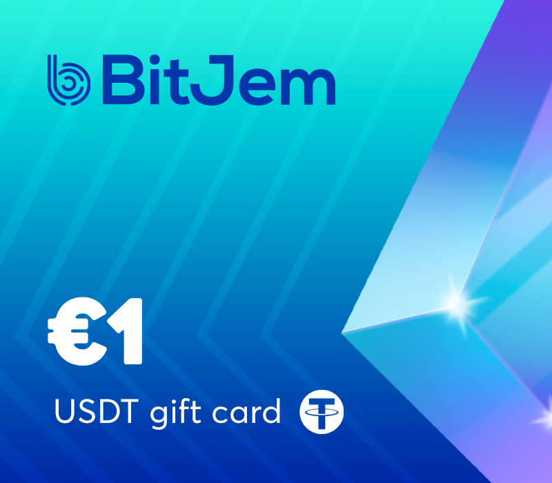 

BitJem Crypto Gift Card (USDT) €1