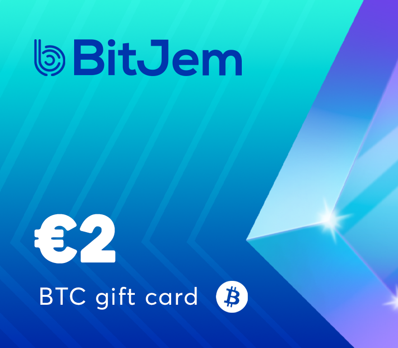 

BitJem Crypto Gift Card (BTC) €2