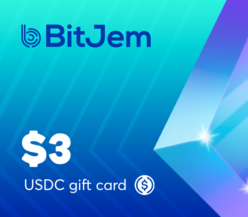

BitJem Crypto Gift Card (USDC) $3