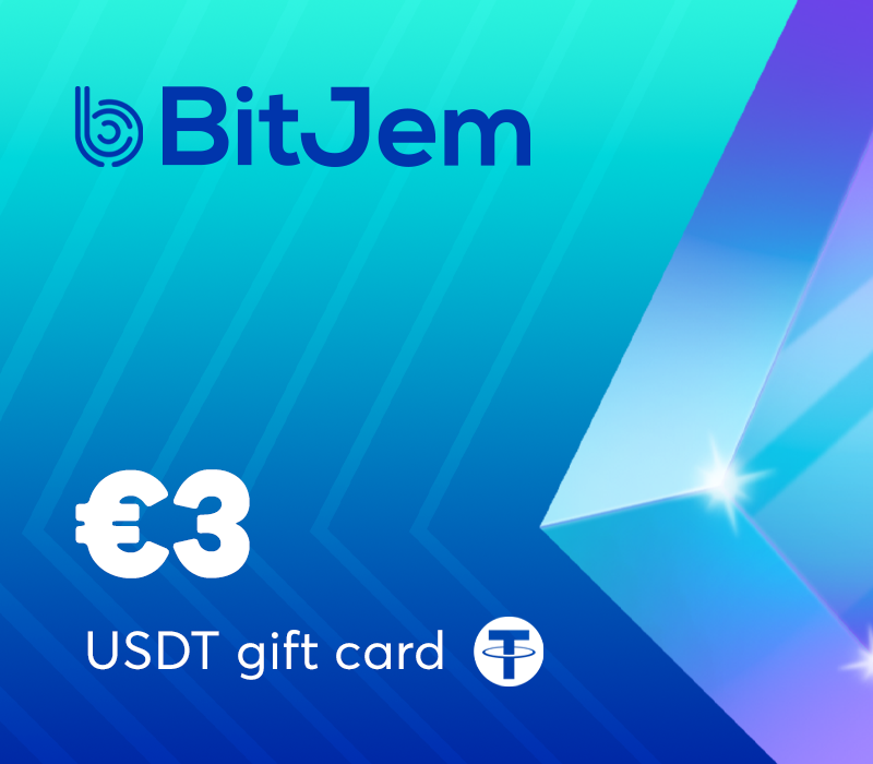 

BitJem Crypto Gift Card (USDT) €3