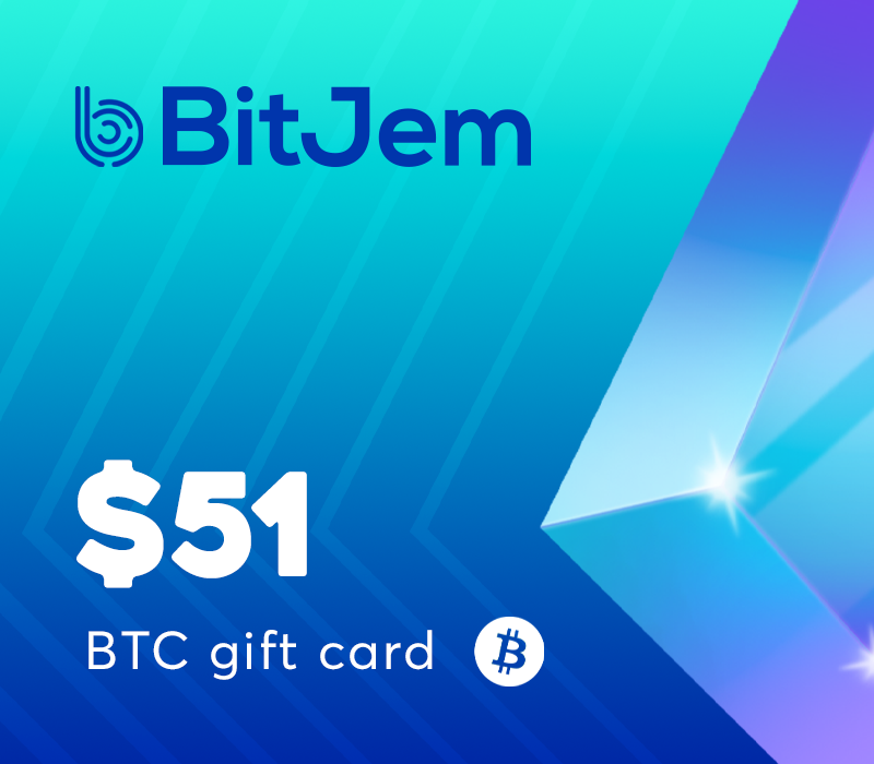 

BitJem Gift Card (BTC) $51