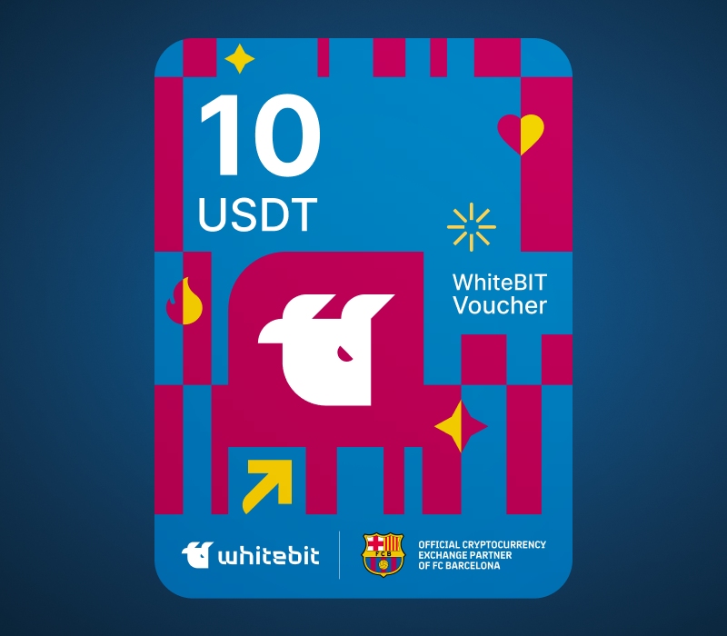 

WhiteBIT - FC Barcelona Edition - 10 USDT Voucher