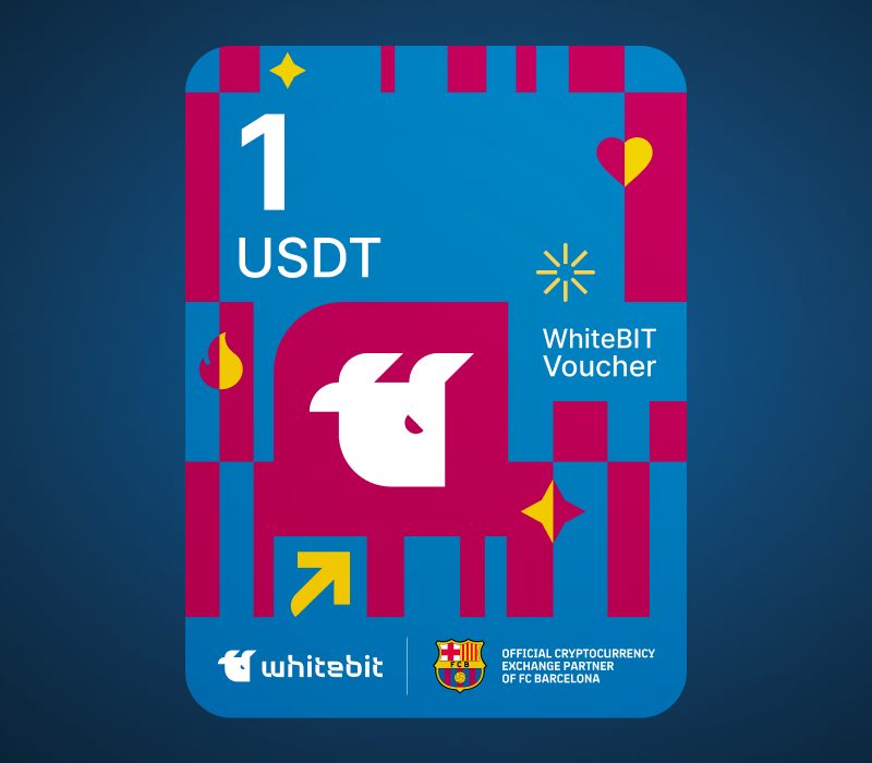 

WhiteBIT - FC Barcelona Edition - 1 USDT Voucher