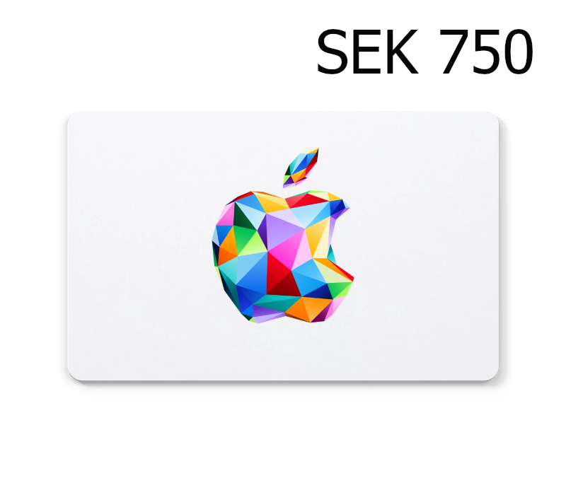 

Apple 750 SEK Gift Card SE