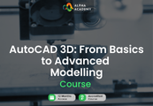 AutoCAD 3D: From Basics to Advanced Modelling Alpha Academy Code screenshot 1