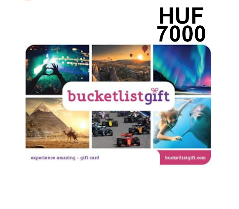 

BucketlistGift 7000 HUF Gift Card HU