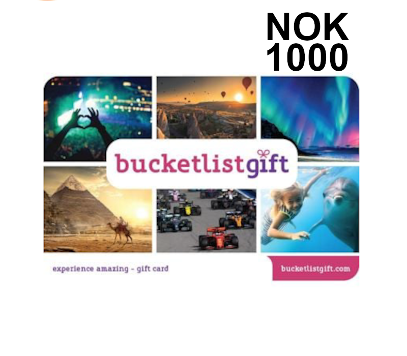 

BucketlistGift 1000 NOK Gift Card NO