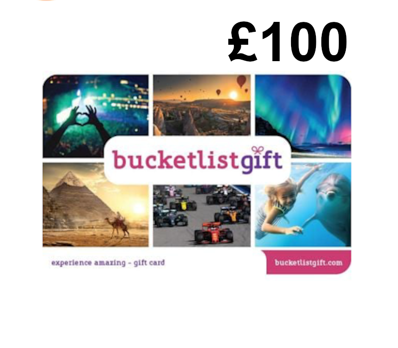 

BucketlistGift £100 Gift Card UK