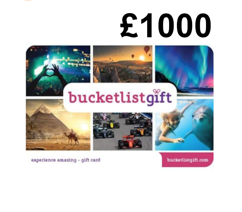 

BucketlistGift £1000 Gift Card UK