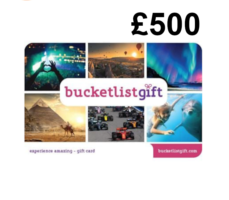 

BucketlistGift £500 Gift Card UK