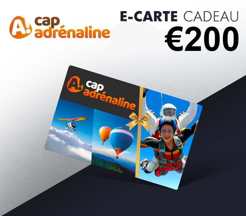 

Cap Adrénaline €200 Gift Card FR