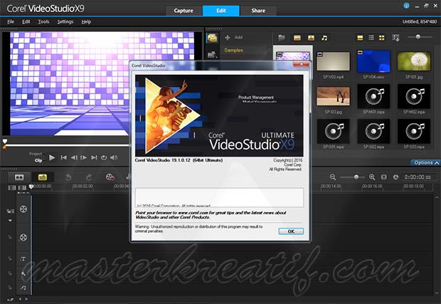 Corel VideoStudio Pro X9 CD Key (Lifetime / 10 PCs)