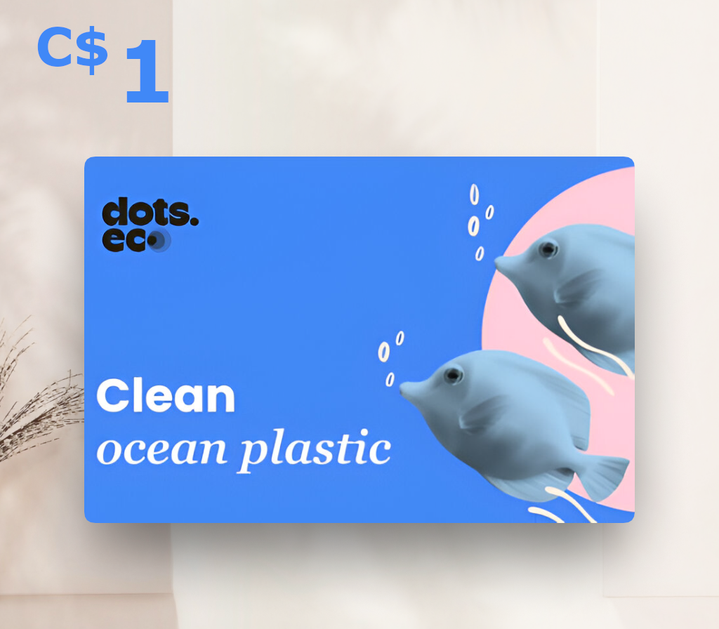 

Dots.eco - Clean Ocean Plastic C$1 Gift Card CA