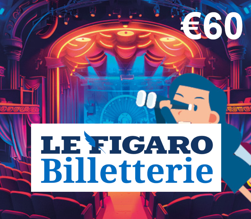 

Figaro Billetterie €60 Gift Card FR