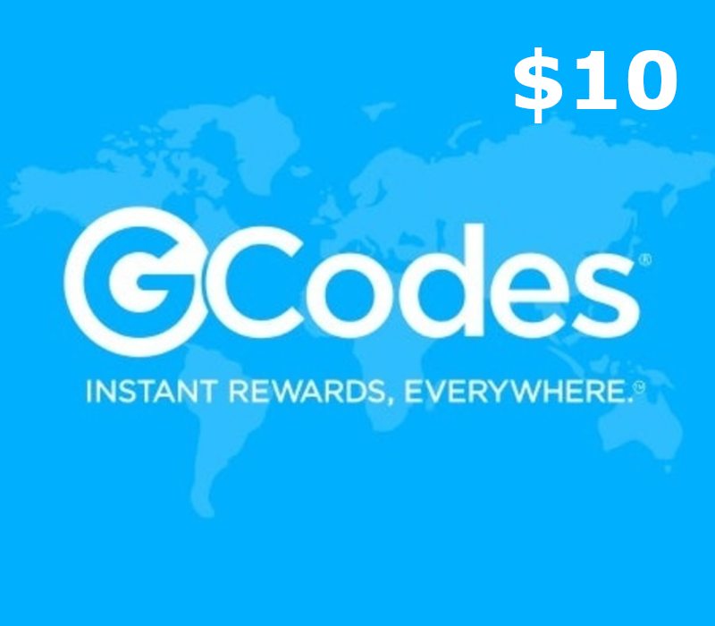 GCodes® Global Retail $10 Gift Card US