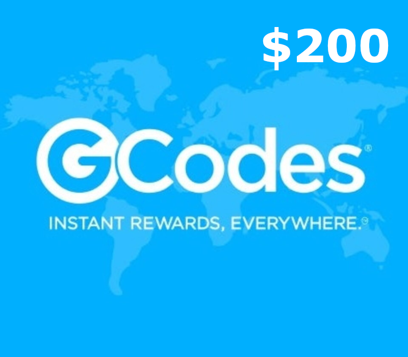 

GCodes® Global Everything $200 Gift Card US