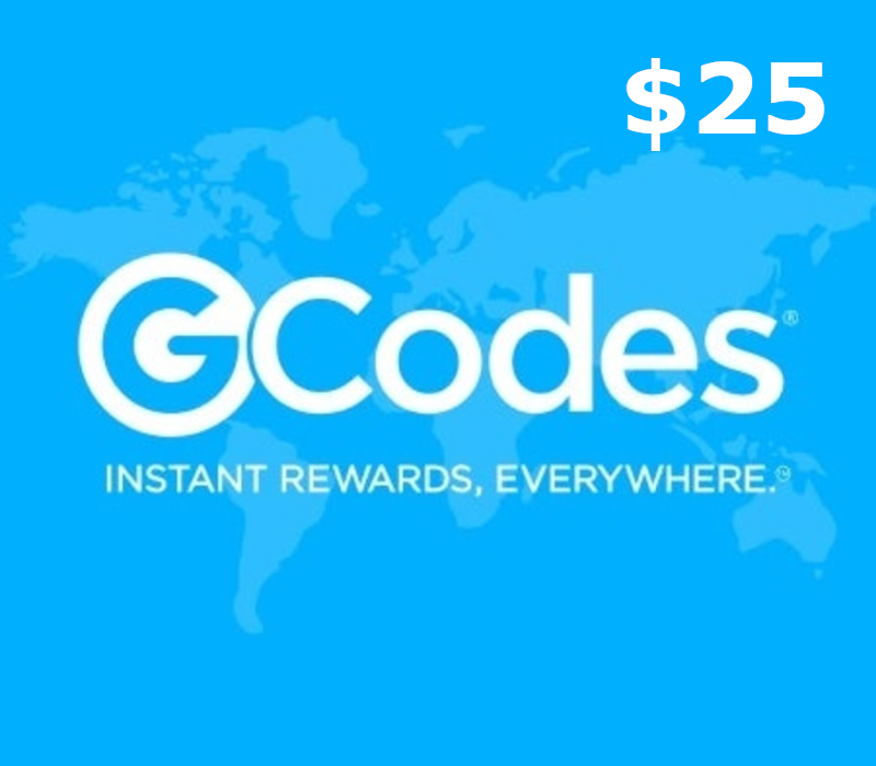 

GCodes® Global Everything $25 Gift Card US