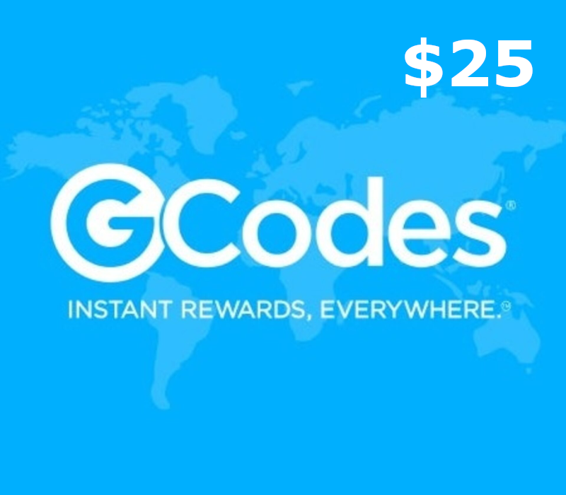 

GCodes® Global Experiences $25 Gift Card US