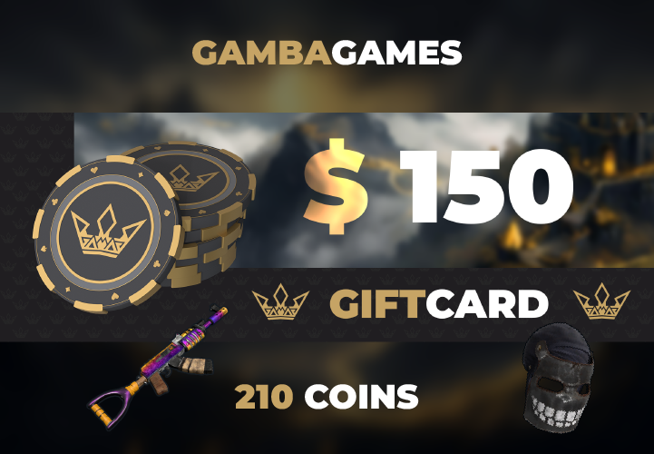 GambaGames $150 Gift Card screenshot 1