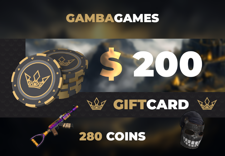 GambaGames $200 Gift Card screenshot 1