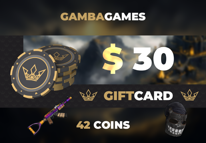 GambaGames $30 Gift Card screenshot 1
