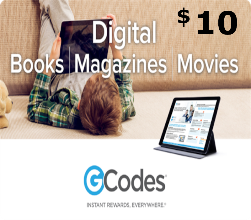 

GCodes® Global Digital Media $10 Gift Card US