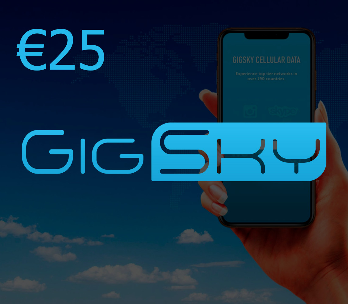 

GigSky €25 Gift Card