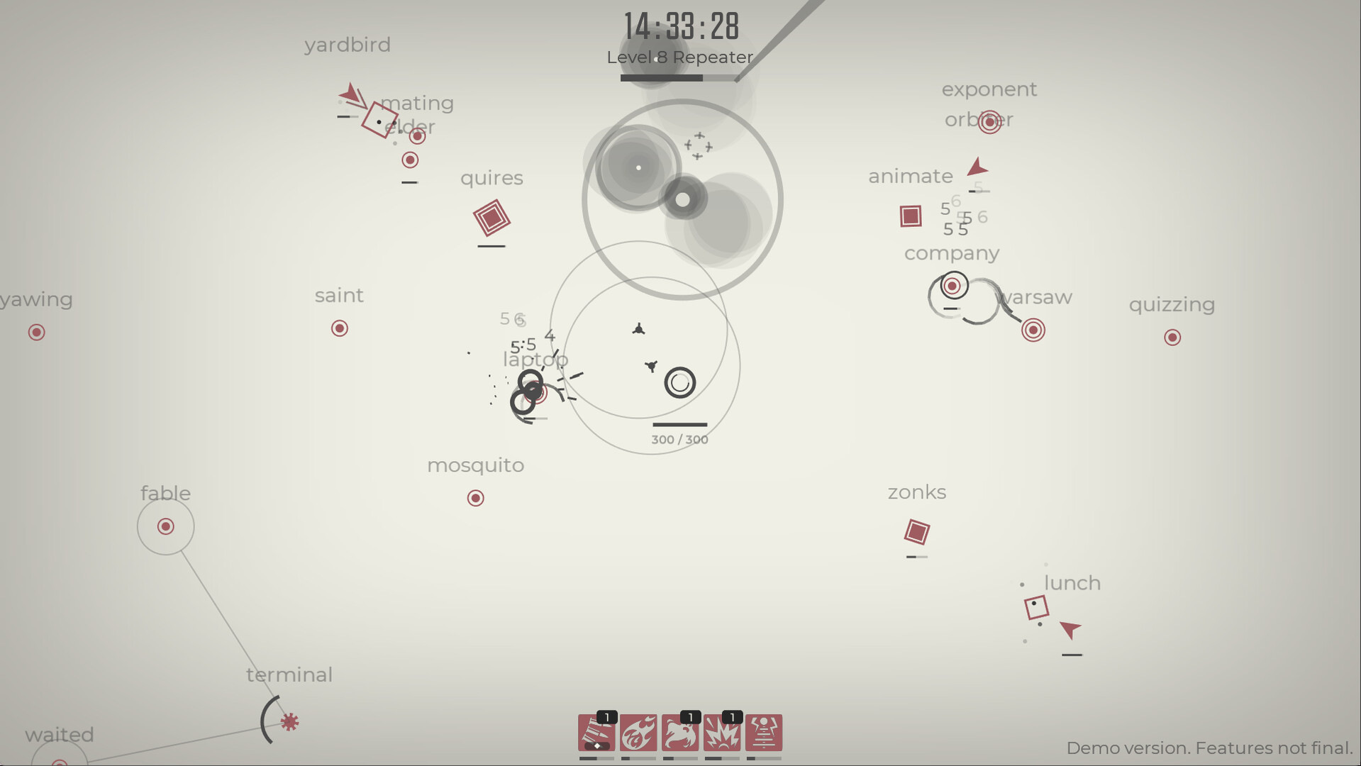 Glyphica: Typing Survival PC Steam