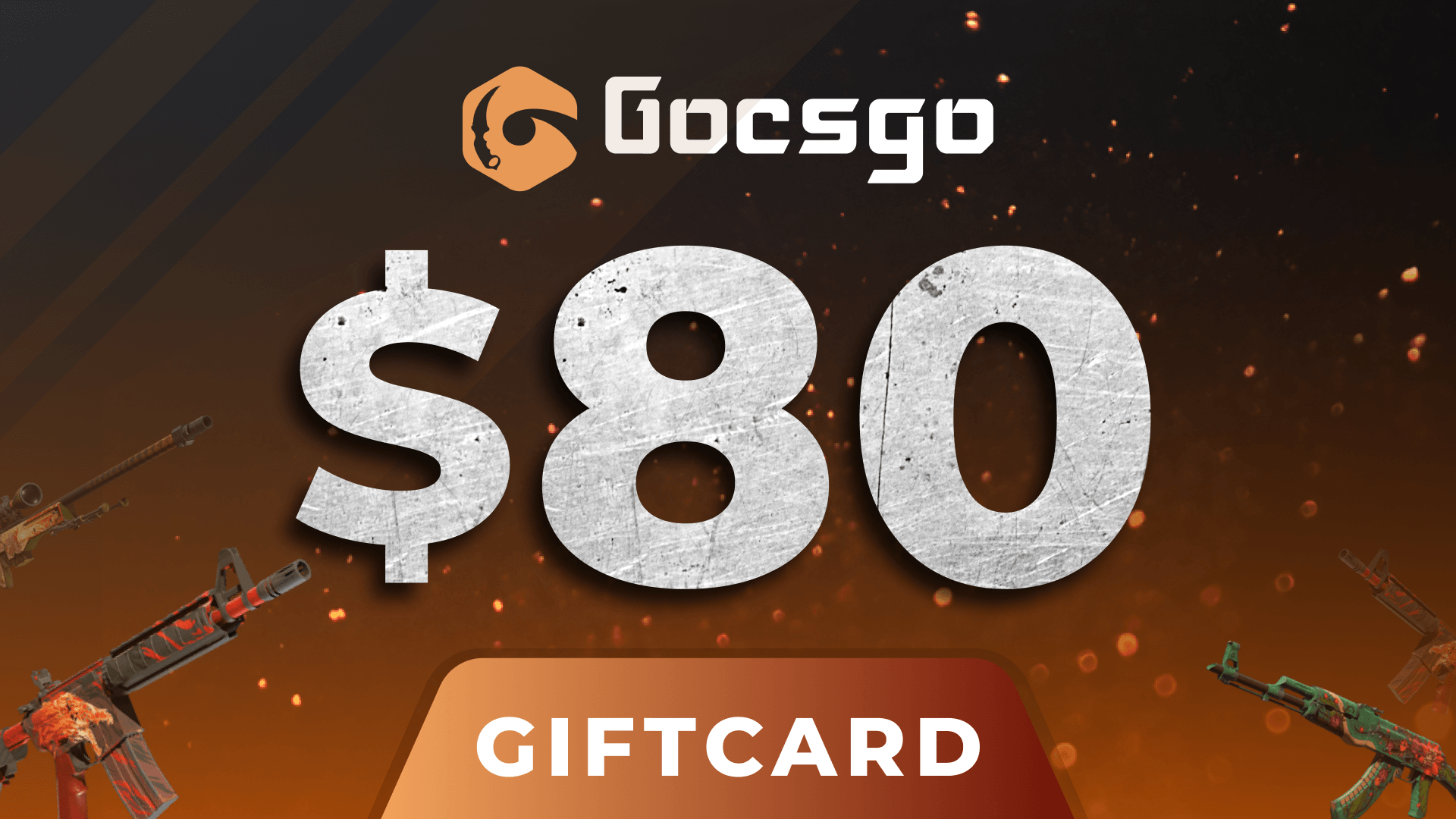 Gocsgo $80 Gift Card