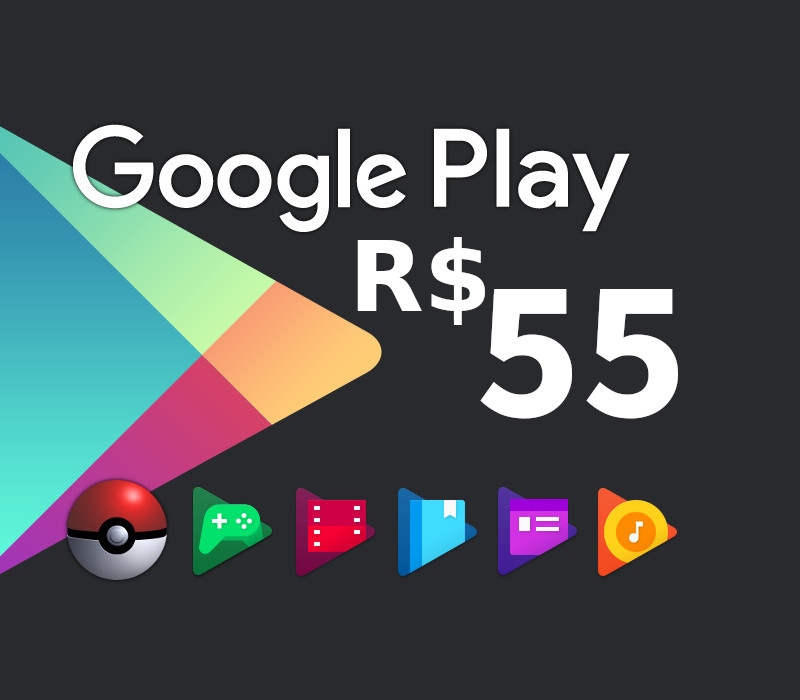 Google Play 55 BRL BR Gift Card