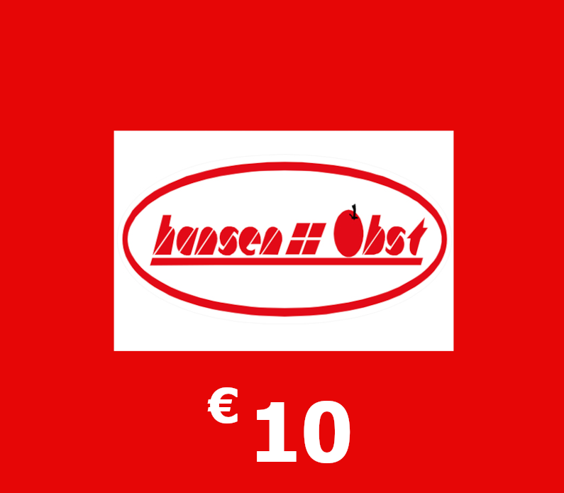 Hansen Obst €10 Gift Card DE