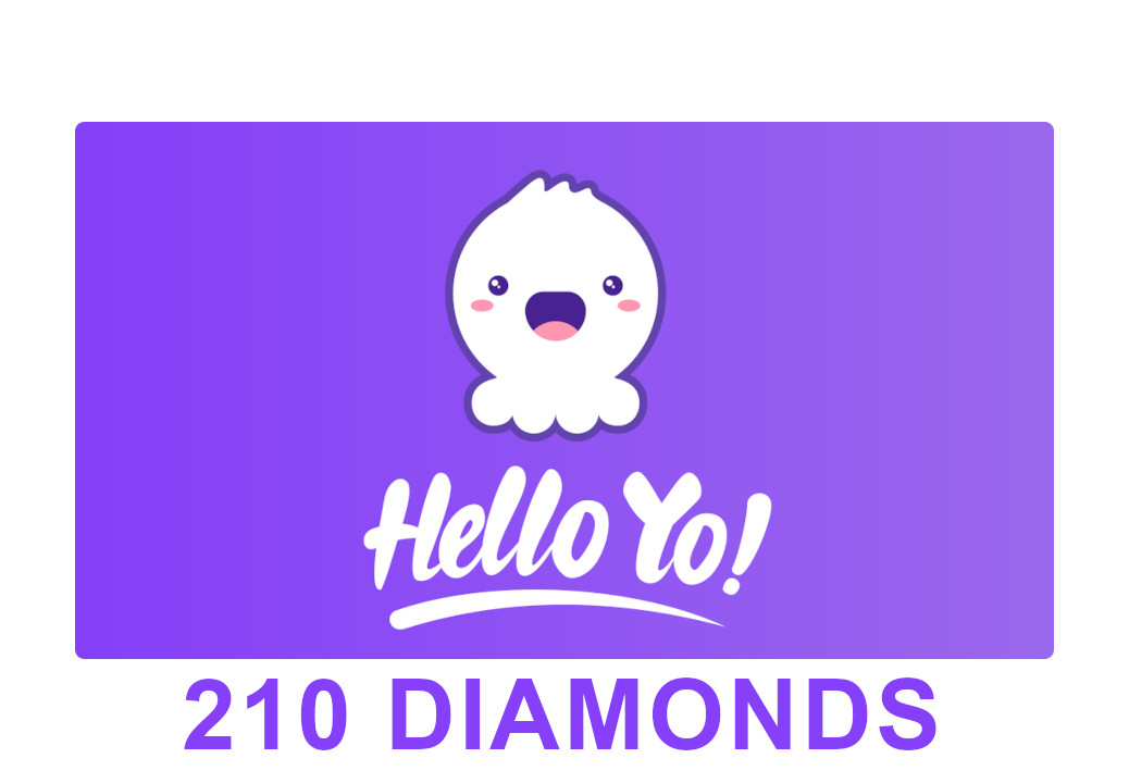 Hello Yo - 210 Diamonds Gift Card screenshot 1