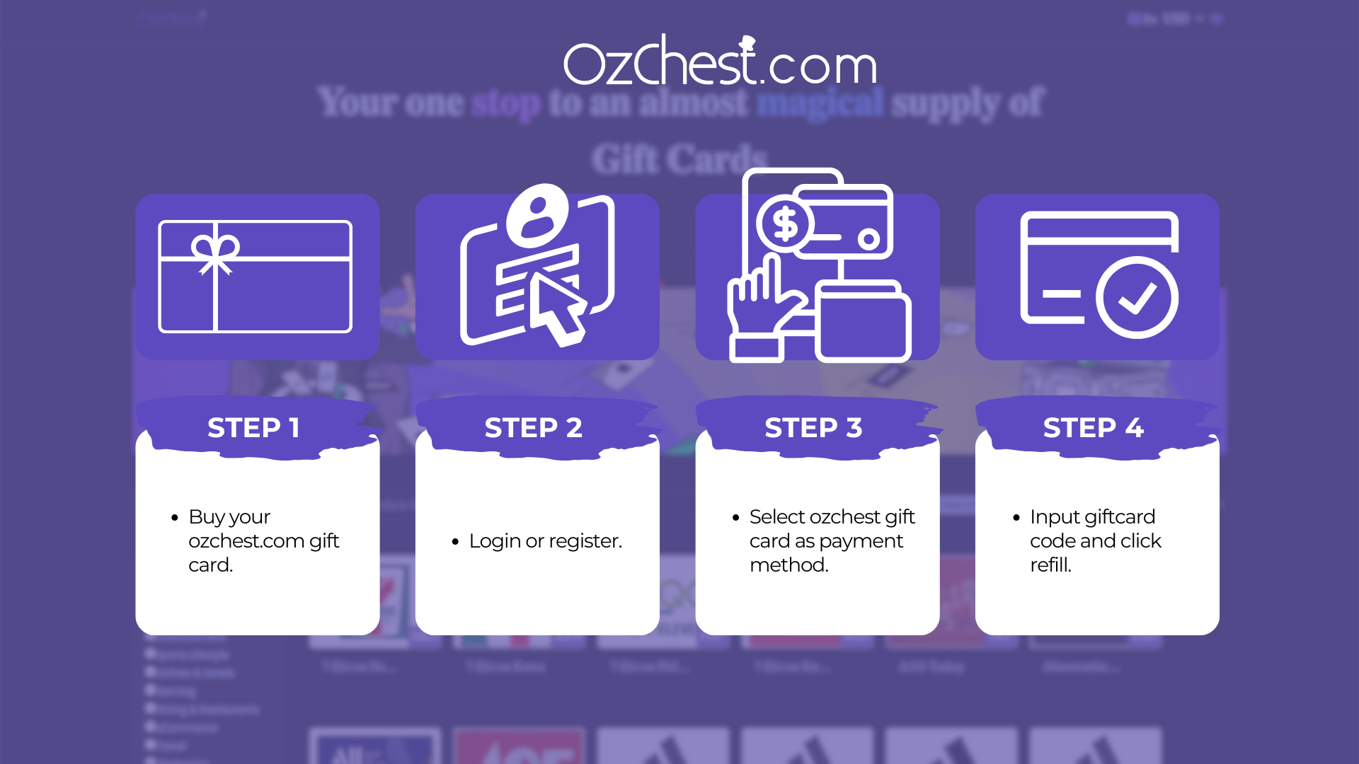 Ozchest $60 Gift Card