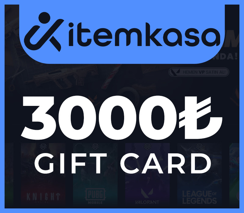 

ItemKasa ₺3000 Gift Card TR