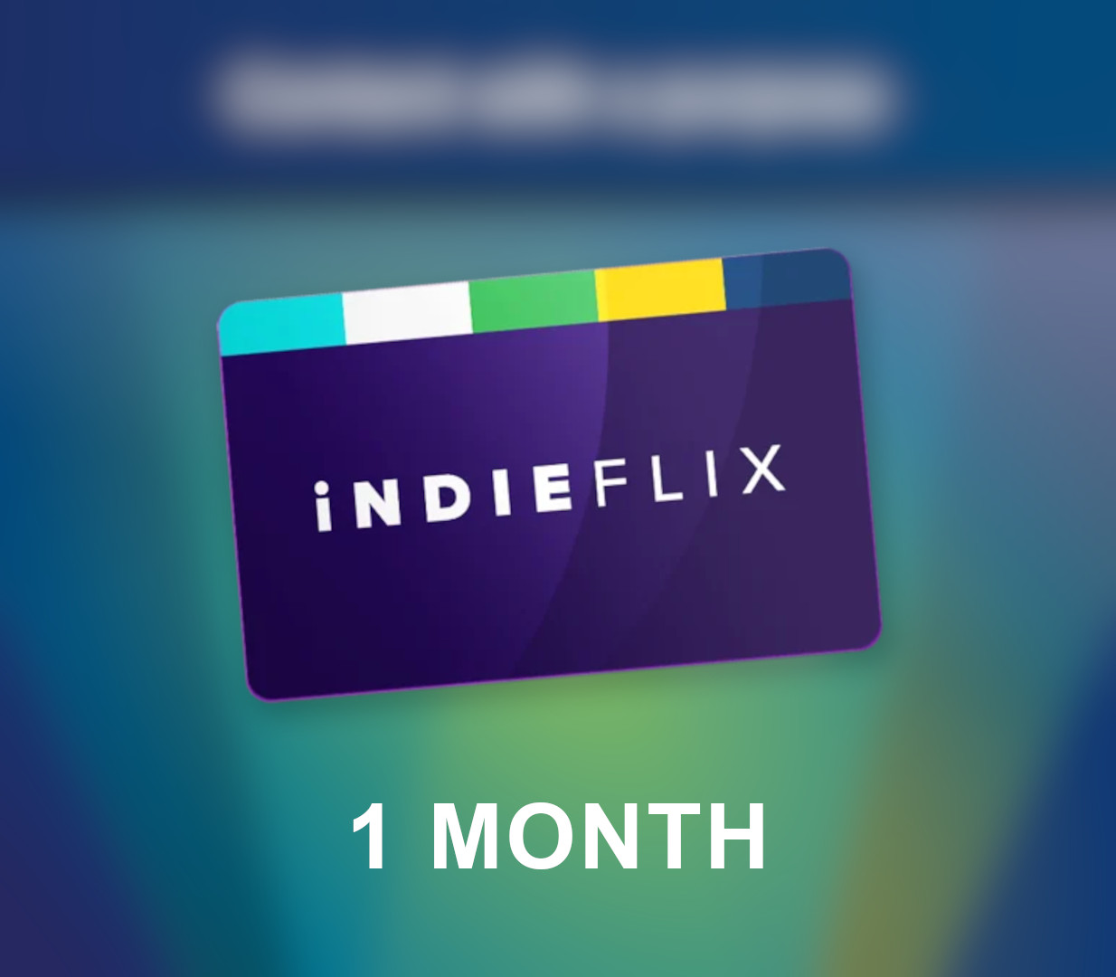 

IndieFlix 1 Month Subscription Gift Card US (ONLY FOR NEW ACCOUNTS)