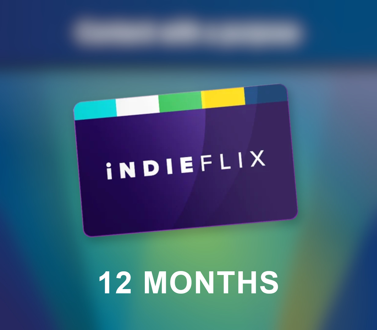 

IndieFlix 12 Months Subscription Gift Card US (ONLY FOR NEW ACCOUNTS)