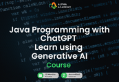 Java Programming with ChatGPT Learn using Generative AI Alpha Academy Code screenshot 1