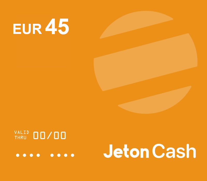 

JetonCash Card €45 EU