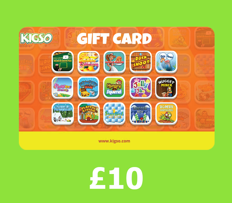 Kigso Games £10 Gift Card UK