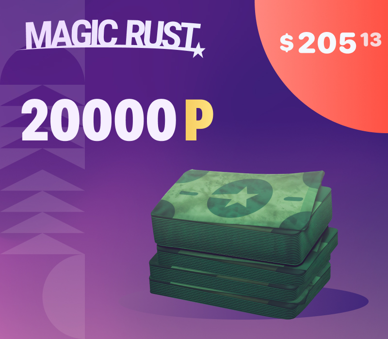 

Magic Rust 20000 RUB Gift Card