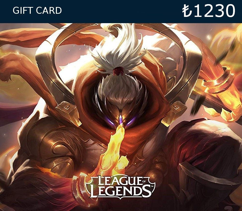 League of Legends ₺1230 Prepaid RP Card TR