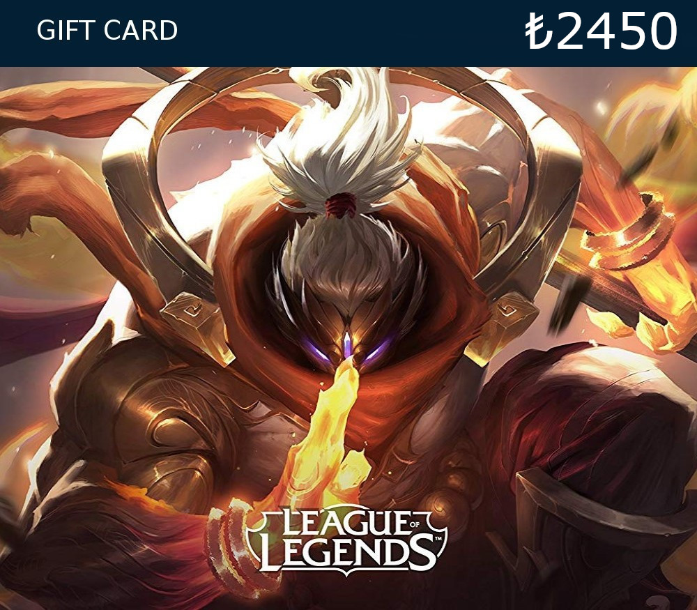 League of Legends ₺2450 Prepaid RP Card TR