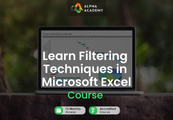 Learn Filtering Techniques in Microsoft Excel Alpha Academy Code screenshot 1