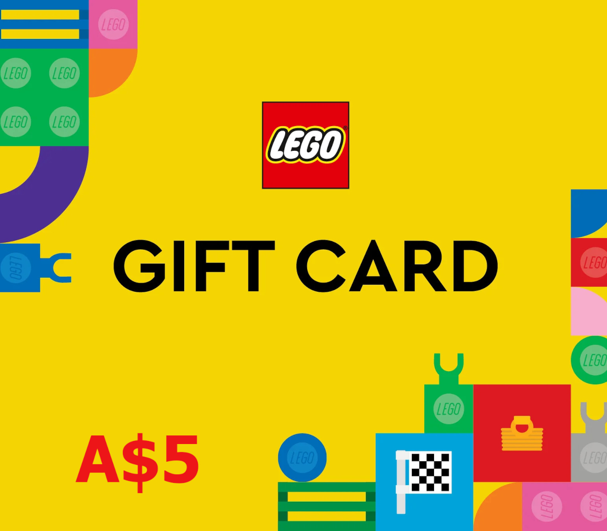 

Lego A$5 Gift Card AU