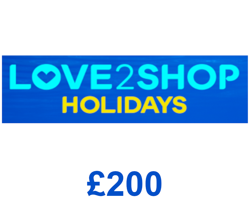 

Love2Shop Holidays £200 Gift Card UK